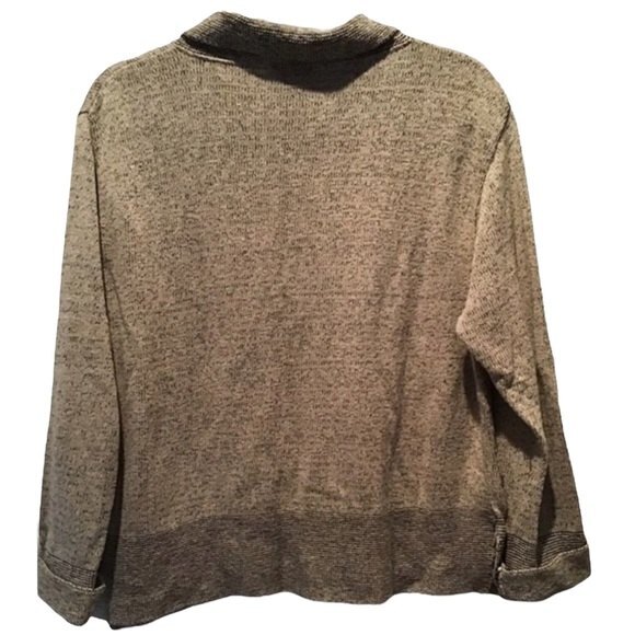 United Kingdom Cardigan Sweater Light Gray Size L - Picture 2 of 2